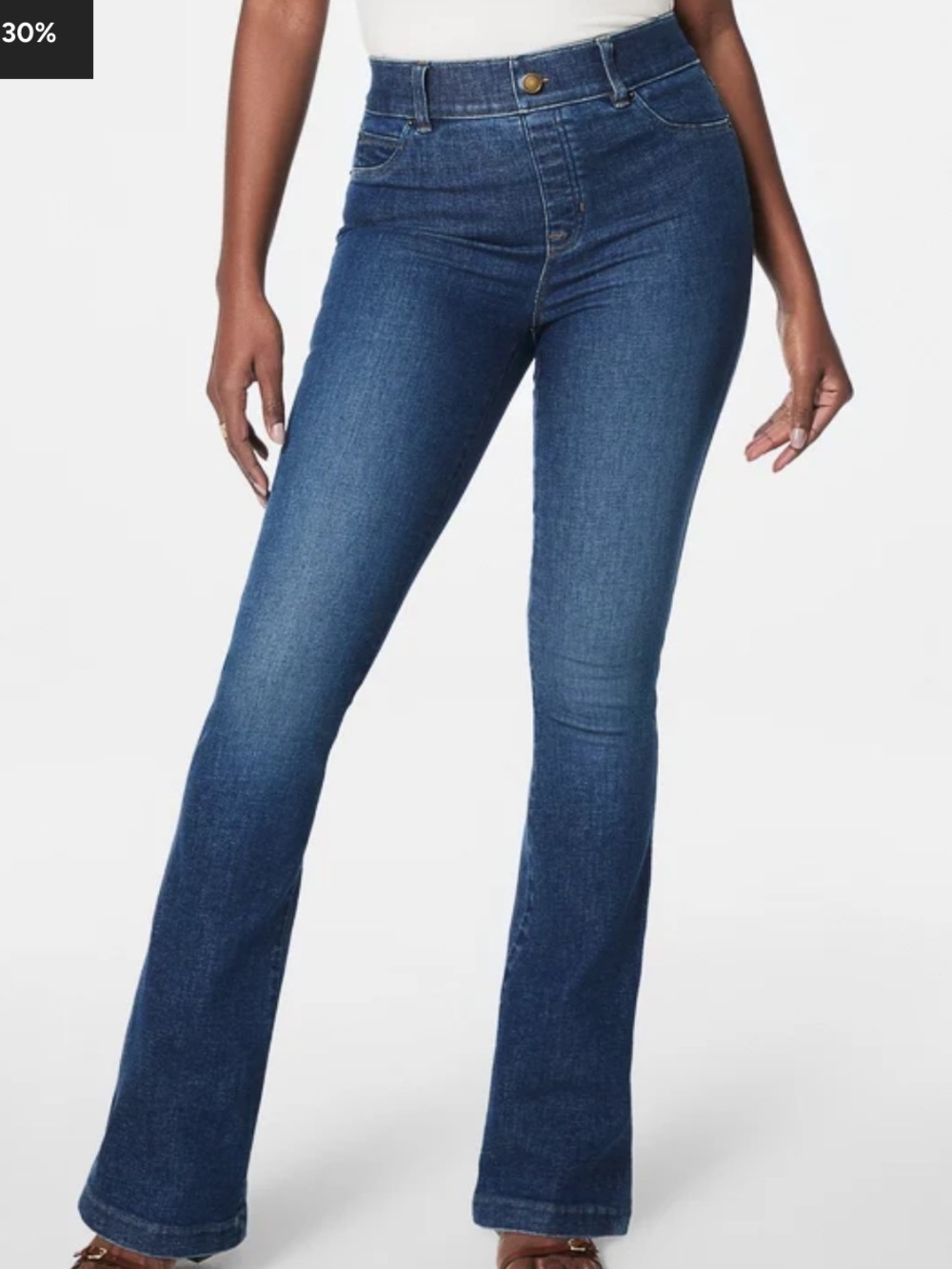 Spanx Pull On Every Where Flare Jeans